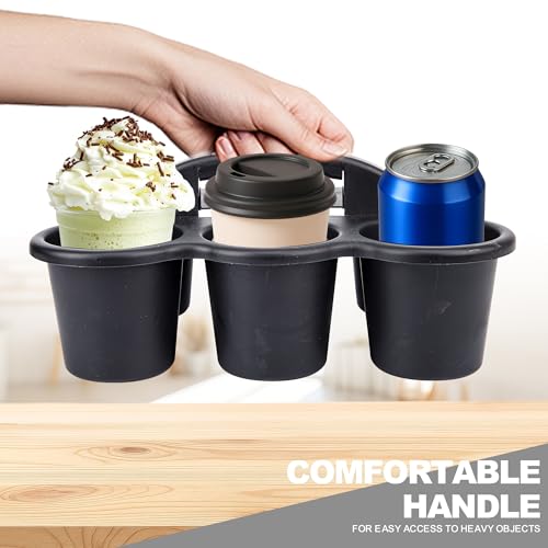 Find Scrapblooms 6 Pack Classroom Caddy For School,Kidsroom,Pencil Holder,Plastic Cup Caddies for Drink Delivery,Cleaning Caddy Organization For Shower Room（Black