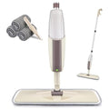 HOMTOYOU Spray Mops for Floor Cleaning: Wet Floor Mop with 3 Washable Microfiber Pads for Hardwood Laminate Wood Vinyl Ceramic Tiles Home Kitchen