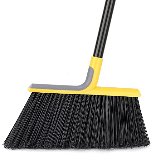 KeFanta Outdoor Broom for Floor Cleaning,58" Heavy-Duty Commercial Broom for Sweeping Concrete Courtyard Garage Patio Indoor Home Kitchen Office Lobby