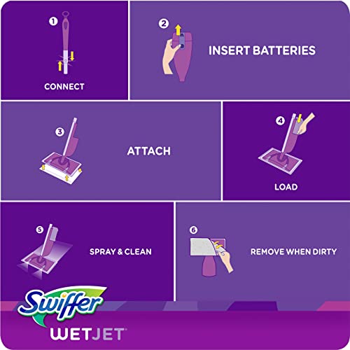 Swiffer WetJet Hardwood floor spray mop starter kit