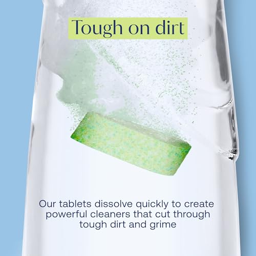 Fab Tab Home Starter Kit - Natural Cleaning Products - Household Cleaners - All-Purpose Cleaner Tablets - Plant-Based, Plastic-Fee - No Harsh Chemicals | Cleaning Kit