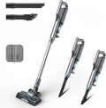 ECOVORTEX 280W Cordless Vacuum Cleaner for Home, Powerful Stick Vacuum with 45min Runtime,Rechargeable Wireless Vacuum for Hardwood Floor Carpet Pet Hair