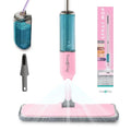 True & Tidy® SPRAY-250 Multi-Surface Spray Mop with 490ml Refillable Water Bottle for Floor Cleaning, Works on Wood, Tile, Marble etc, Use Any Cleaning Solution, Machine Washable Microfiber Mop Pads