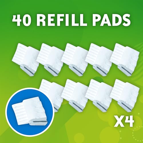 Scrubbing Bubbles Flushable Toilet Bowl Wand Cleaner Refills, Fresh Brush Cleaner Toilet Refill Pads, Removes Limescale & Odors, Citrus Scent, 20 Count (Pack of 2)