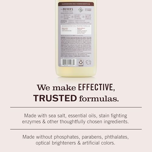MRS. MEYER'S CLEAN DAY Ultra Concentrated Laundry Detergent, Lavender Scent, 24.3 fl oz
