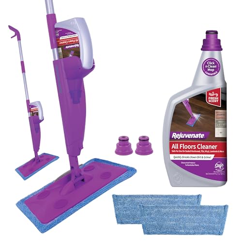 Rejuvenate Click N Clean Multi-Surface Spray Mop All-in-One Kit Cleans and Revitalizes Floors, 1 Count