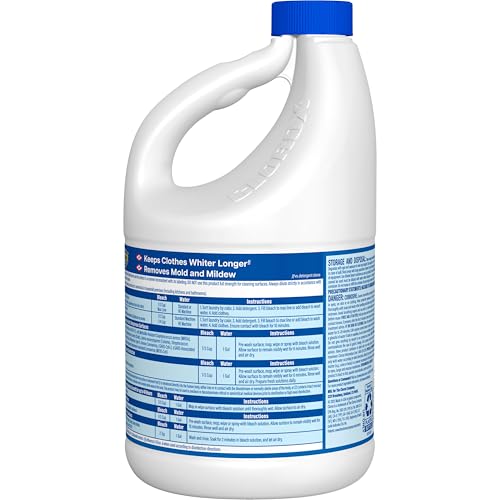 Clorox Disinfecting Bleach, 81 Fluid Ounces (Package May Vary)