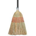 Corn Broom Outdoor, Household Indoor and Outdoor Broom Suitable for Sweeping Gravel, Fallen Leaves and Sand on Yard, Garage, Lawn, Stone Path and Concrete Floor