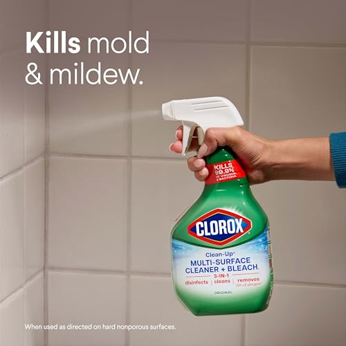 Clorox Clean-Up Multi-Surface Cleaner with Bleach, Original, Spray Bottle, 32 Fl Oz. (Pack May Vary)