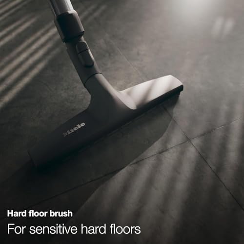 Miele Classic C1 Cat & Dog Bagged Canister Vacuum, Lotus White - Pet Hair, Portable w/ SEB228 Electro Plus Floorhead + Parquet-3 Floorhead - Includes 4 GN FilterBags + AirClean and Pre-Motor Filter