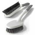 SSINBOANGI 2 Pack Heavy Duty Scrub Brush Set with Hard Bristle, Cleaning Brush Designed for Bathroom, Shower, Bathtub, Tub, Carpet, Floor, Grout, Tile