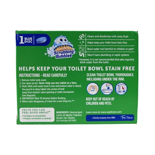 Vanish Scrubbing Bubbles Drop-Ins, 1.7 Oz, Pack of 12