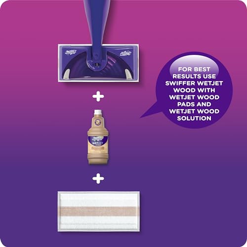 Swiffer WetJet Multi-purpose Hardwood Floor Cleaner Solution Refill, 1.25L (Packaging May Vary)