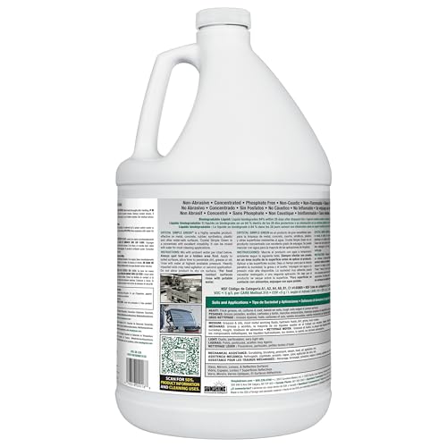 Simple Green 19128 Crystal Industrial Cleaner/Degreaser, 1 Gallon Bottle