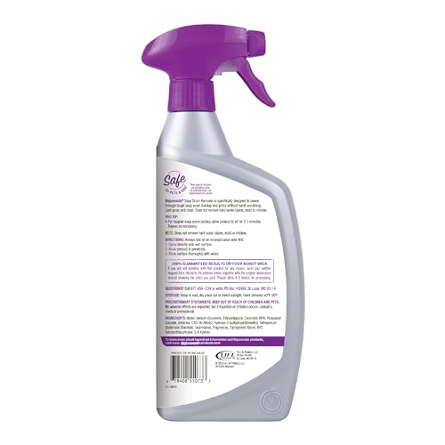 Rejuvenate Soap Scum Remover, 24 Ounces, Easily Dissolves Soap Scum Without Scrubbing