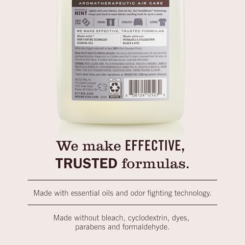 MRS. MEYER'S CLEAN DAY Fabric Freshener, Lavender scent, 20 Ounce Bottle
