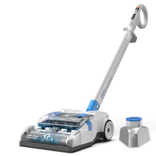 M DOVIA ZenFloor Cordless Hard Floor Cleaner Machine, Floor Scrubber with Power Bristle Brush Roll, Lightweight, Fast Dry, Ideal for Hardwood, Tile, Vinyl, Laminate｜One-Quick Battery Ecosystem