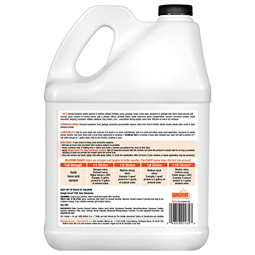 Simple Green Pro Outdoor Odor Eliminator 1 Gal Refill- Professional & Commercial Grade Enzyme Cleaner - Ideal for Farms, Athletic Facilities,