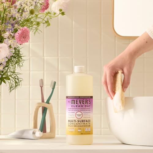 Mrs. MEYER'S CLEAN DAY Multi-Surface Everyday Concentrate, Compassion Flower Scent, 32 Fl Oz Bottle