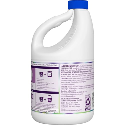 Clorox Scentiva Scented Bleach, Lavender and Jasmine, 81 Fluid Ounces
