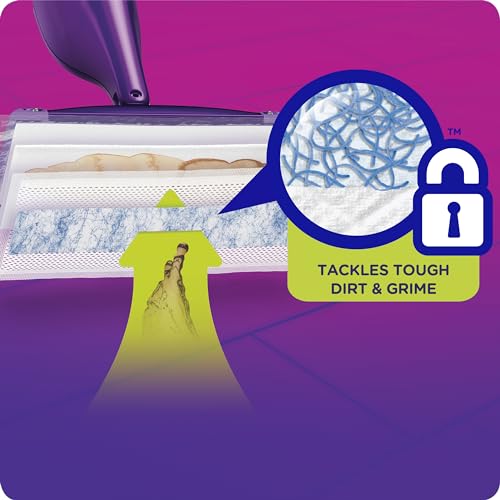 Swiffer Wetjet Heavy Duty Mop Pad Refills for Floor Mopping and Cleaning, All Purpose Multi Surface Floor Cleaning Product, 20 Count (Packaging May Vary)