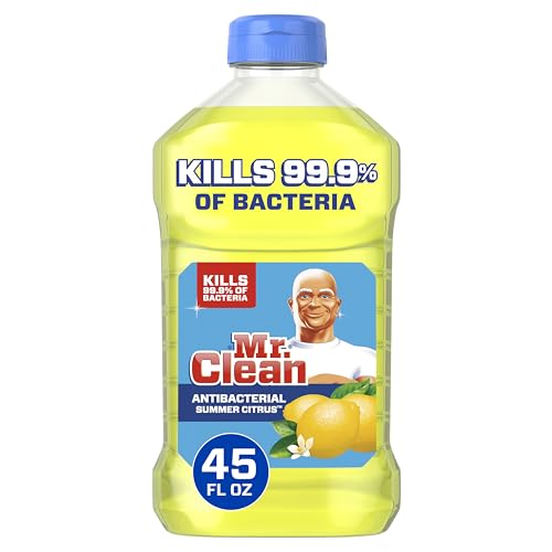 Mr. Clean Multi-Surface Antibacterial Cleaner, Summer Citrus, 45 Oz Bottle
