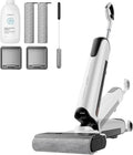 uwant Wet Dry Vacuum Cleaner 180°Lay-Flat Push-in Vacuum Mop All in One with 18000Pa Suction Auto Self-Cleaning Anti Odor Stick Dual-Edge Vacuum Cleaner Set of 1 for Hard Floor/Carpet D100