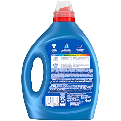 Persil Advanced Clean Oxi+Odor Power, Laundry Detergent Liquid, 82.5 Fl Oz, 82 Loads, Ultra Concentrated Laundry Soap, Fights Tough Stains and Odors, All Water Temperatures, HE Safe
