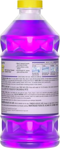 Pine-Sol 2X Concentrated Multi-Surface Concentrated Formula, All-Purpose Cleaner, Lavender Clean, Scent 40 Fluid Ounces (Pack of 2 total of 80 Fl oz) Makes 80 Gallons Of Cleaning Solution