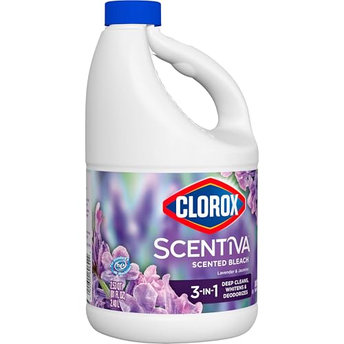 Clorox Scentiva Scented Bleach, Lavender and Jasmine, 81 Fluid Ounces