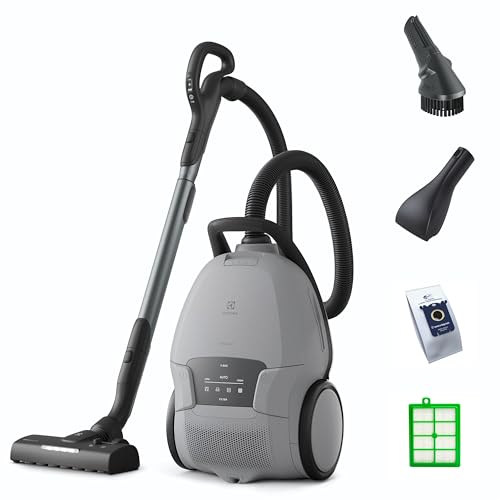 Electrolux Ultimate800 Bagged Canister Vacuum with LED Lights, HEPA Filtration, 21 Foot Cord, 3 in 1 Attachment Nozzle and 4 Position Storage Options