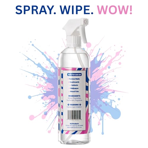 812 Wall & Baseboard Cleaner Spray – Safely Cleans Painted Walls, Baseboards, Kitchen Cabinets, Doors & More | Family & Pet Friendly | Made in America | 24oz.