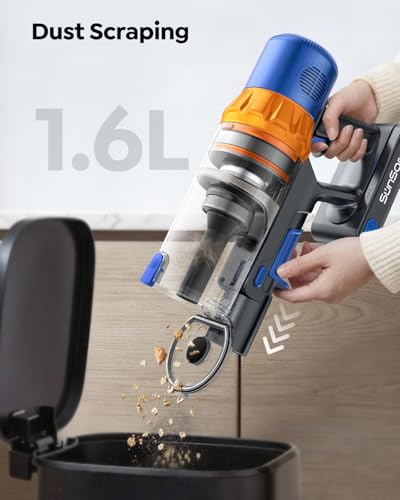 Cordless Vacuum Cleaner, 650W/55KPa/70Mins Stick Vacuum with Bendable Wand, 3.3 ft Hose, Auto Mode, Self-Standing, Aromatherapy, V-Shaped Anti-Tangle Brush for Hard Floor, Carpet & Pet Hair (X13)