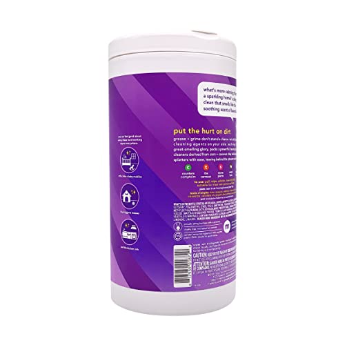 Method All-Purpose Cleaning Wipes, French Lavender, Multi-Surface, Compostable, 70 Count (Pack of 1)