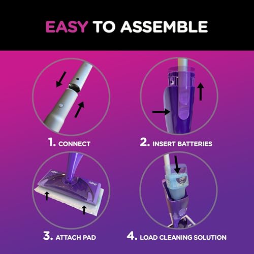 Swiffer® WetJet® Starter Kit, Purple/Silver