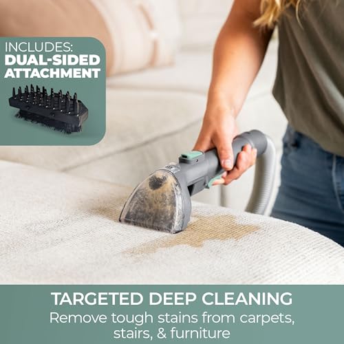 Kenmore SpotLite Go Pet Portable Carpet and Upholstery Cleaner Machine, Lightweight Spot Stain Remover for Couch, Car Detailing, Rugs & Stairs, 16KPA Suction with 2-in-1 Tough Stain Tool