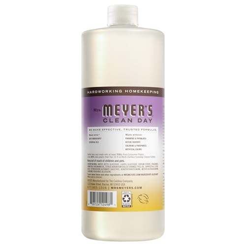 Mrs. MEYER'S CLEAN DAY Multi-Surface Everyday Concentrate, Compassion Flower Scent, 32 Fl Oz Bottle