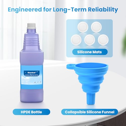 Bisenkud Leak-Proof Refillable Bottle for Swiffer® Wet Jet™ Mop