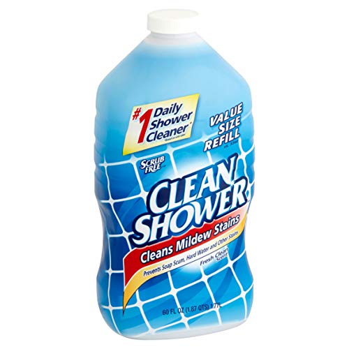 PACK OF 6 - Clean Shower Daily Shower Cleaner Refill, 60 fl oz