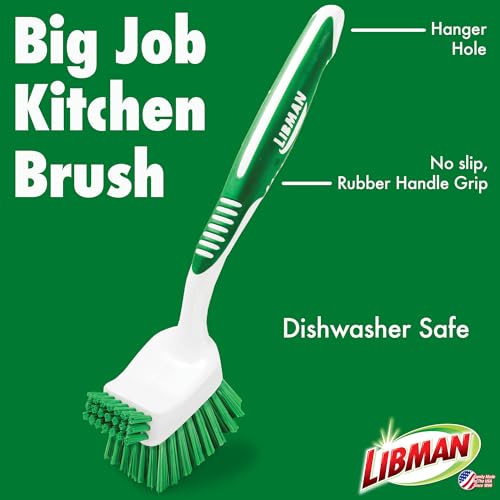 Libman Big Job Kitchen Brush | Case of 6