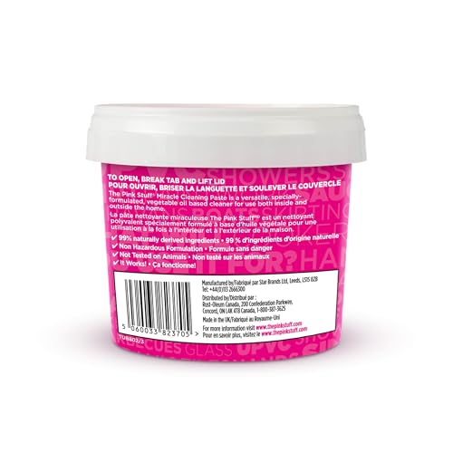 Stardrops The Pink Stuff Cleaning Paste 500g, Multi Purpose Cleaner for Kitchen, Bathroom, Tiles, Glass, Shower, Oven, Sink, Stainless Steel, Removes Grease, Grime & Stains