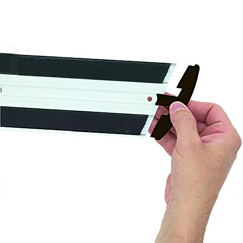 Rubbermaid Commercial Products HYGEN Microfiber Quick-Connect Mop Frame 17 inch Silver for Janitorial/Professional/Industrial Cleaners for Heavy-Duty Floor Cleaning/Mopping/Dusting