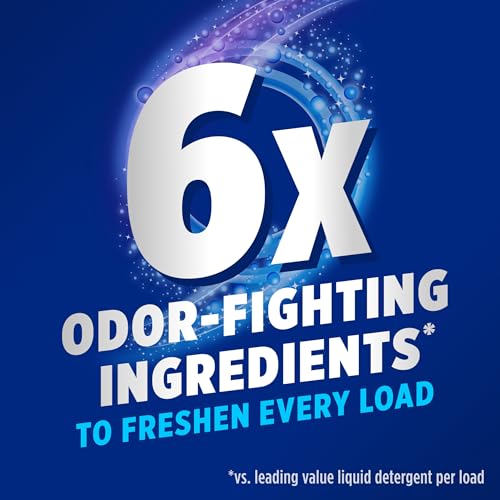 OxiClean Odor Blasters Fabric Rinse, 4-in-1 Clean Rinse Formula, Laundry Additive and Odor Eliminator for Sweat and Musty Odors, Sparkling Fresh Scent, 50 fl oz