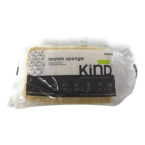 Kind, Sponge Loofah, 2 Count