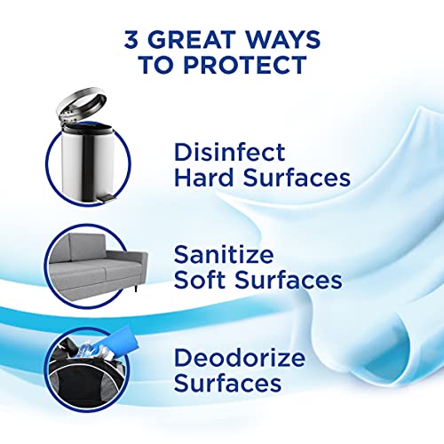 Lysol To Go Disinfectant Spray, Travel Size Sanitizing, For On-the-Go Disinfecting and Deodorizing, Crisp Linen, 1.5 Fl. Oz (Pack of 4)