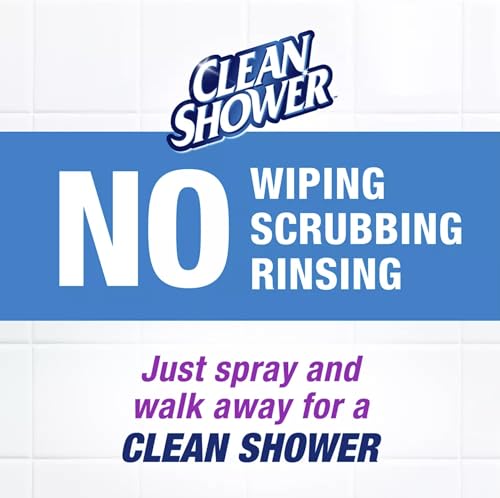 2 Set / Clean+Shower++No+Scent+Basin+Tub+and+Tile+Cleaner++60+oz.+Liquid