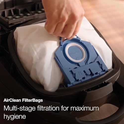Miele Classic C1 Cat & Dog Bagged Canister Vacuum, Lotus White - Pet Hair, Portable w/ SEB228 Electro Plus Floorhead + Parquet-3 Floorhead - Includes 4 GN FilterBags + AirClean and Pre-Motor Filter