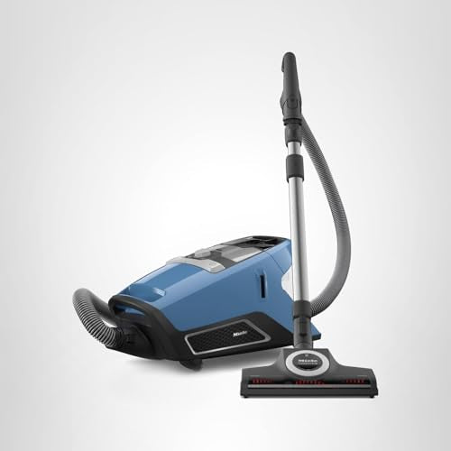 Miele Blizzard CX1 Turbo Team Bagless Canister Vacuum, Tech Blue - Portable, Household