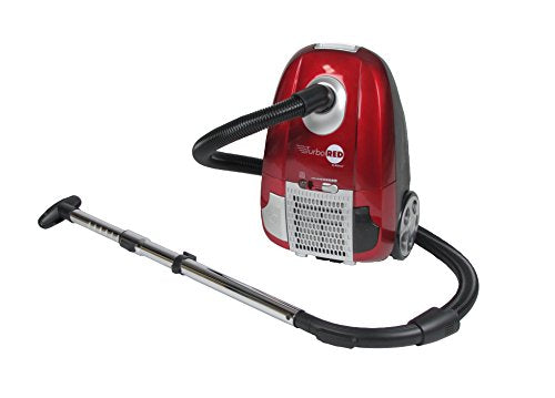 Atrix - Turbo Red HC1-AMZ Canister Vacuum with 6 Quart HEPA Filter and Variable Speed Motor