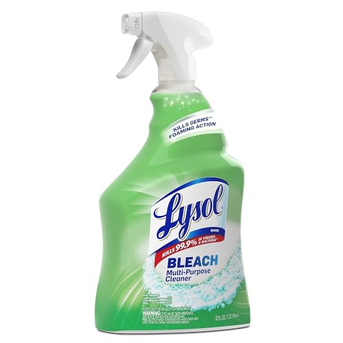 Lysol All Purpose Cleaner Spray, White & Shine with Bleach, 32 Fl Oz